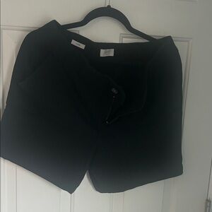 LOFT Black Tailored High-Waist Shorts